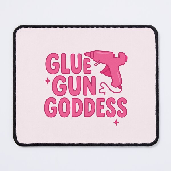 Item preview, Glue Gun Goddess – Bold Hot Pink Crafting Queen Design designed and sold by astersgraphics.