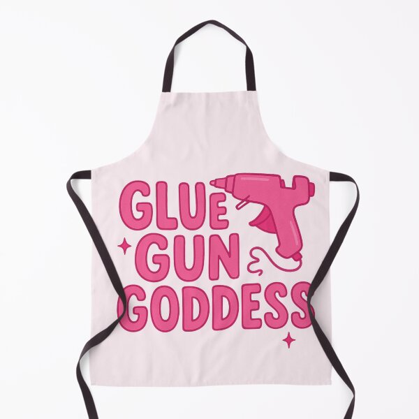 Item preview, Glue Gun Goddess – Bold Hot Pink Crafting Queen Design designed and sold by astersgraphics.