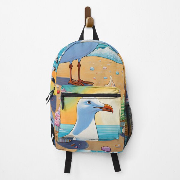Item preview, Seagulls lining up patiently for ice cream designed and sold by Colin Bentham.