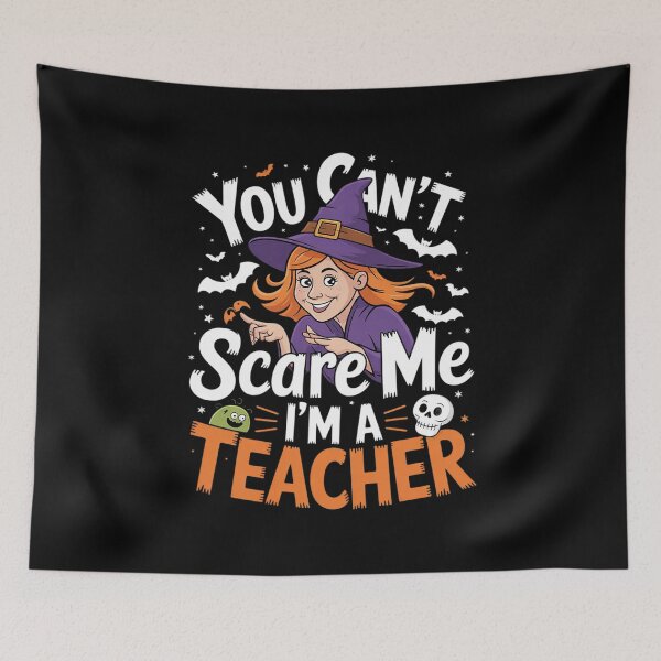 Item preview, You Can't Scare Me I'm A Substitute Teacher Halloween Men Women designed and sold by RsFilsingerArt.