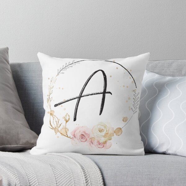Item preview, Floral Letter A – Elegant Botanical Monogram Design designed and sold by Rionda.