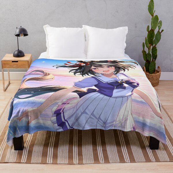Item preview, Kitasan Black Uma Musume Pretty Derby Anime Girl Ocean Sunset designed and sold by HumbertoValveno.