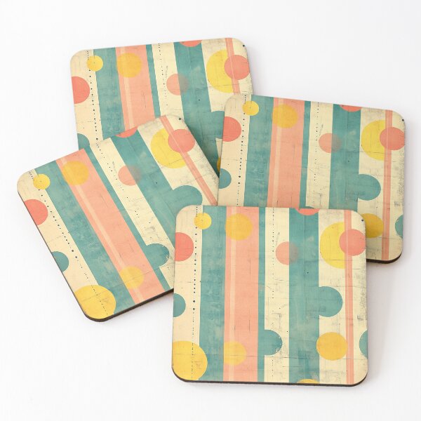 Item preview, Retro Grunge Circles and Stripes designed and sold by Djarainj.