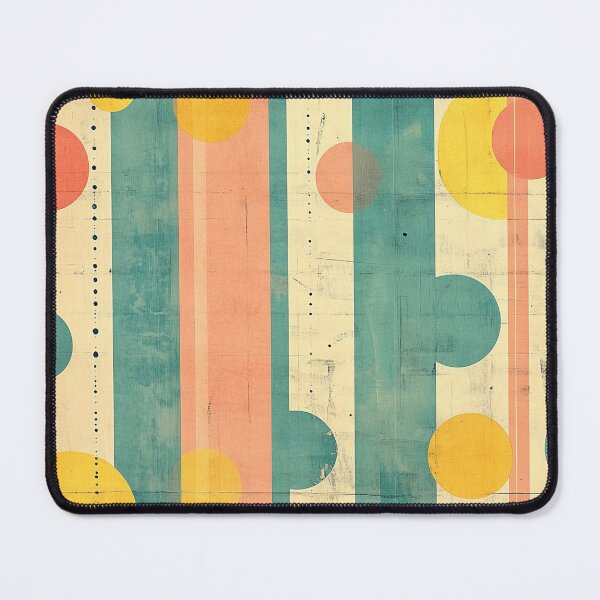 Item preview, Retro Grunge Circles and Stripes designed and sold by Djarainj.