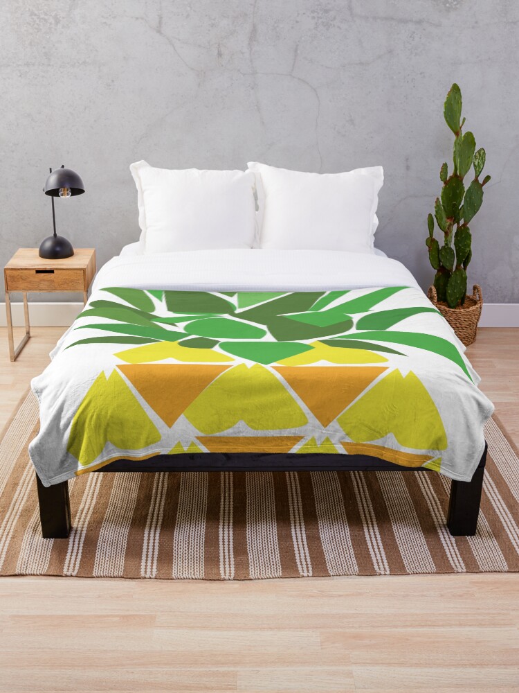 Thumbnail 1 of 6, Throw Blanket, Pineapple design designed and sold by Rionda.