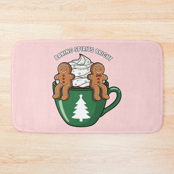 Item preview, Baking Spirits Bright Gingerbread Christmas Art designed and sold by graphicnew.