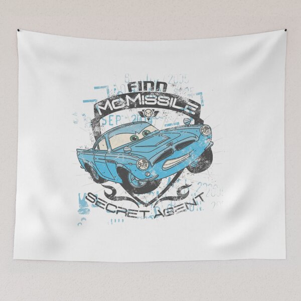 Item preview, Disney Pixar Cars 2 Finn McMissile Secret Agent Distressed  designed and sold by Aliyah Niko.