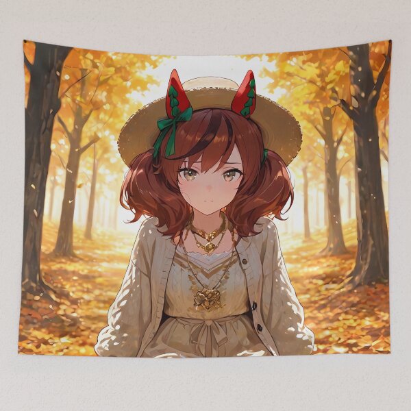 Item preview, Nice Nature Uma Musume Pretty Derby Kawaii Autumn Forest Anime Girl designed and sold by HumbertoValveno.