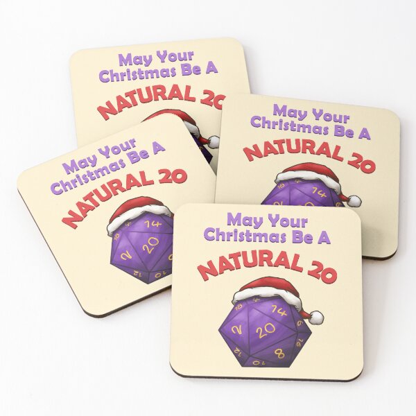 Item preview, May Your Christmas be a Natural 20 designed and sold by KAI-Studio.