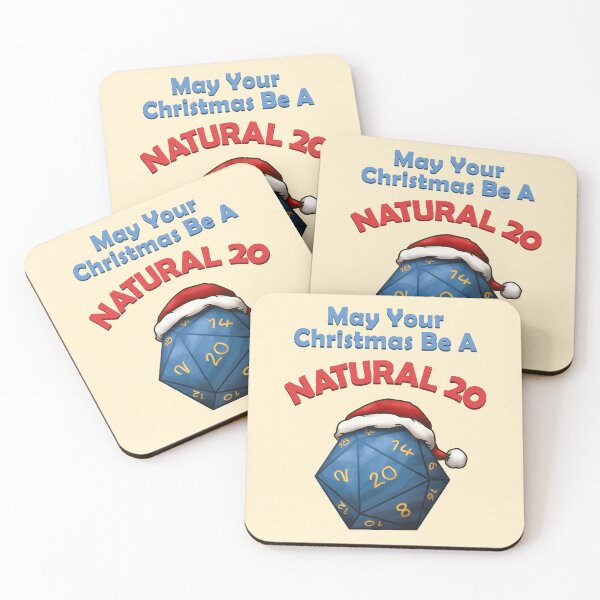 Item preview, May Your Christmas be a Natural 20 designed and sold by KAI-Studio.