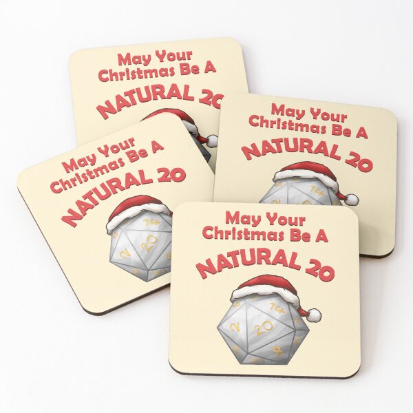 Item preview, May Your Christmas be a Natural 20 designed and sold by KAI-Studio.
