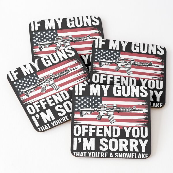 Item preview, If My Guns Offend You I'm Sorry - Gun Rights Flag designed and sold by CareTopping.