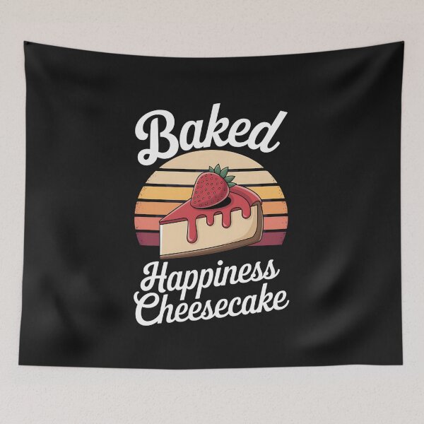 Item preview, Baked Happiness Cheese Cake Strawberry Cheesecake Day designed and sold by GaryBellcvbnb.