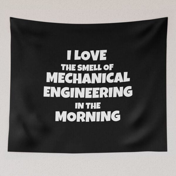 Item preview, I Love The Smell Of Mechanical Engineering In The Morning designed and sold by JohnnyP-Store.