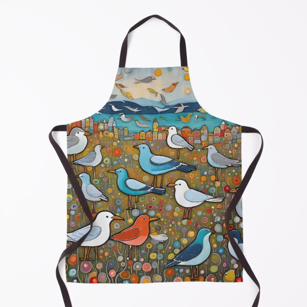 Item preview, Field of seagulls designed and sold by Colin Bentham.