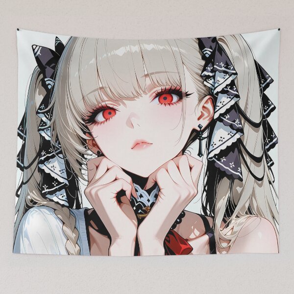 Item preview, La formidable belleza gótica de la chica anime de ojos escarlata de Azur Lane designed and sold by HumbertoValveno.