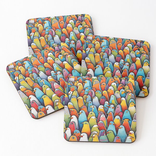 Item preview, Field of seagulls designed and sold by Colin Bentham.