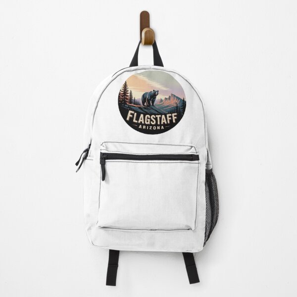 Item preview, Flagstaff Arizona Bear - Vintage Mountain Sunset Wilderness Illustration designed and sold by CircinusStore.