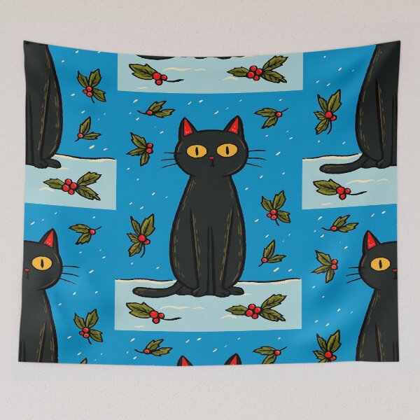 Item preview, Christmas Yule Cat designed and sold by bapupa.