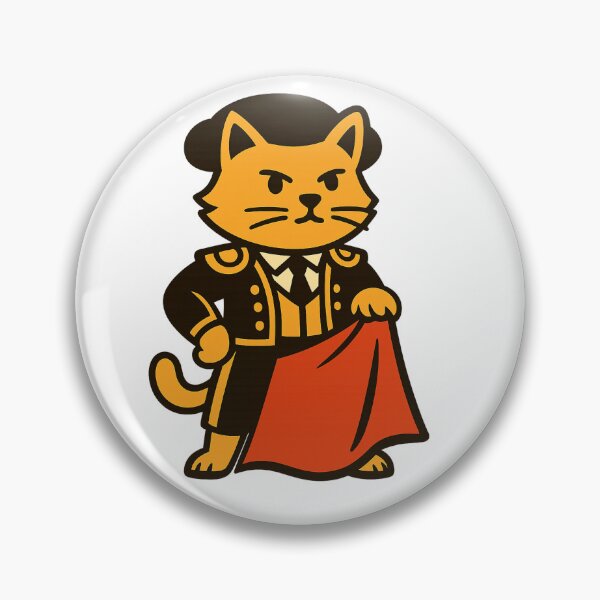 Item preview, Cute Matador Cat – Kawaii Bullfighter Cartoon Animal Illustration designed and sold by GoldenDreamGallery.