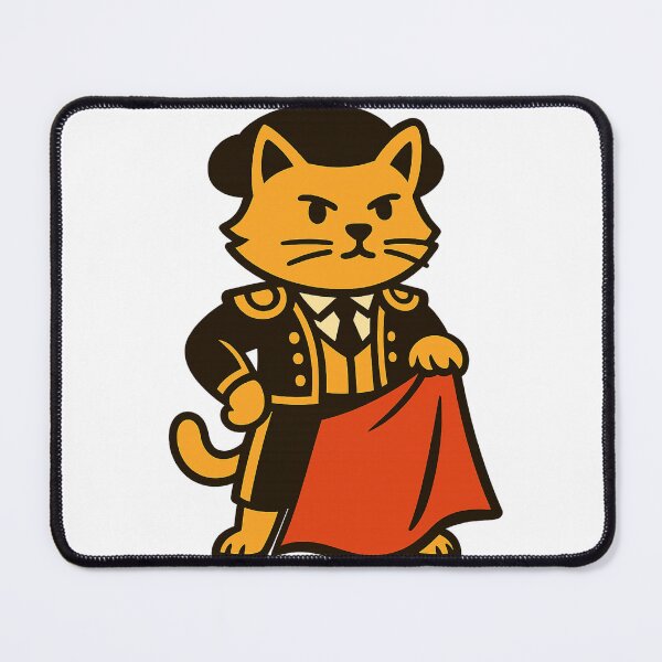Item preview, Cute Matador Cat – Kawaii Bullfighter Cartoon Animal Illustration designed and sold by GoldenDreamGallery.