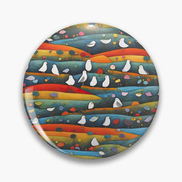Item preview, Field of seagulls designed and sold by Colin Bentham.