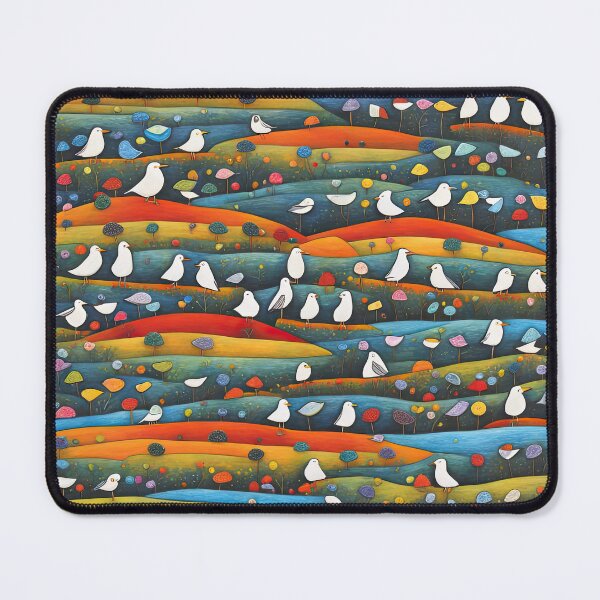 Item preview, Field of seagulls designed and sold by Colin Bentham.