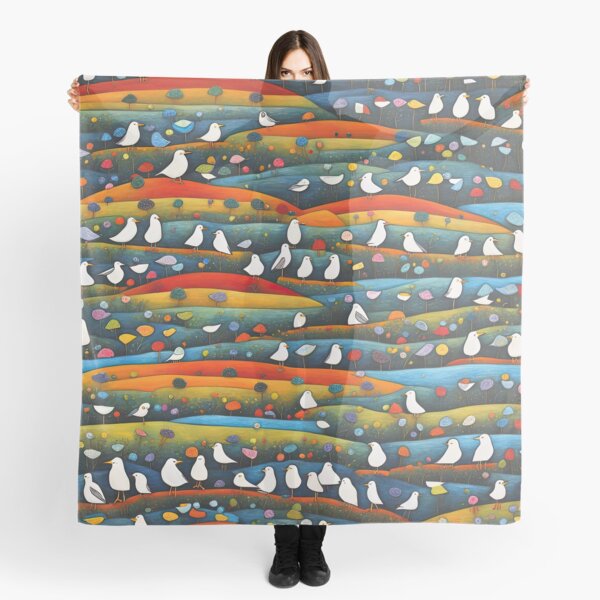 Item preview, Field of seagulls designed and sold by Colin Bentham.