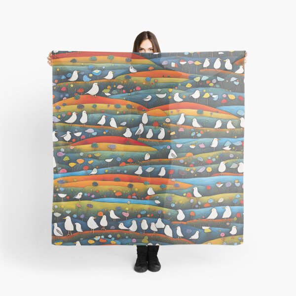 Item preview, Field of seagulls designed and sold by Colin Bentham.