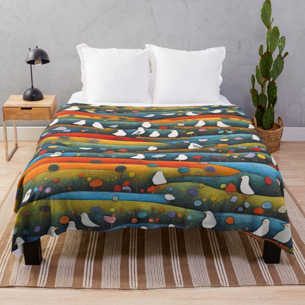 Item preview, Field of seagulls designed and sold by Colin Bentham.