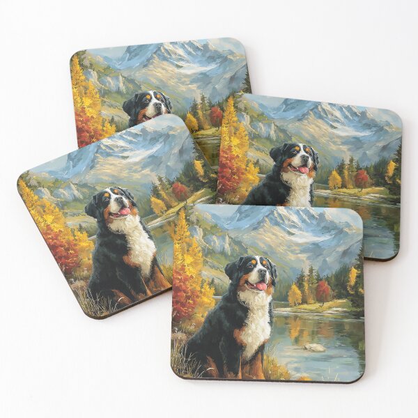 Item preview, Bernese Mountain Dog by Lake Painting designed and sold by PetsArt.