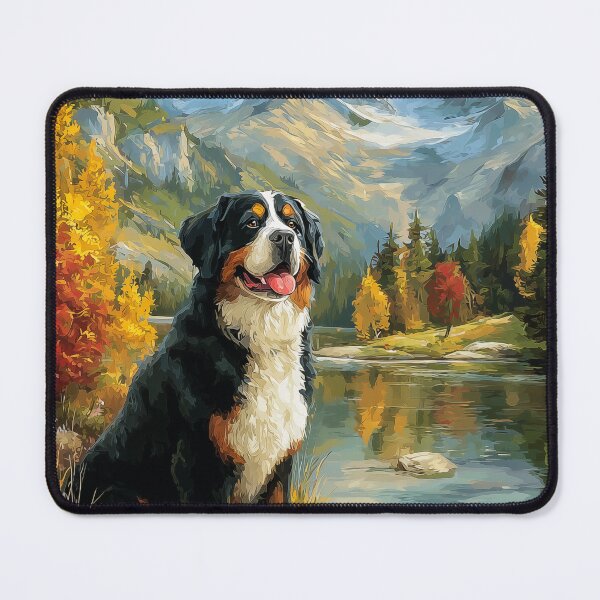 Item preview, Bernese Mountain Dog by Lake Painting designed and sold by PetsArt.
