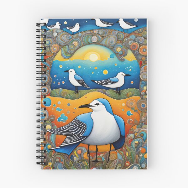 Item preview, Field of seagulls designed and sold by Colin Bentham.