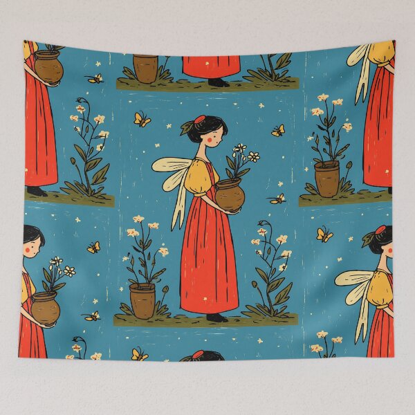 Item preview, Ethereal Whimsical Fairy designed and sold by bapupa.