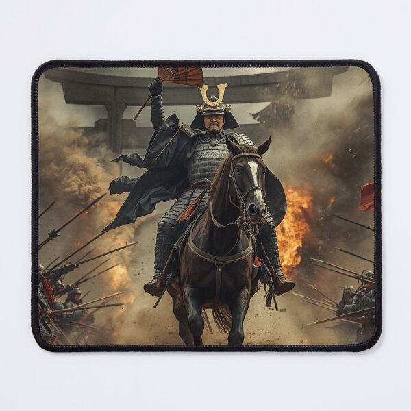 Item preview, Tokugawa Ieyasu — The Calm Within the Storm | Japanese Warlord Art / 徳川家康 ― 嵐を貫く静き心 designed and sold by Mori-no-Akari.