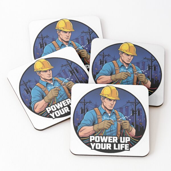 Item preview, Power Up Your Life | Electrician Tools Helmet Sticker, T-Shirt, Phone Case designed and sold by MiracleDroplet.