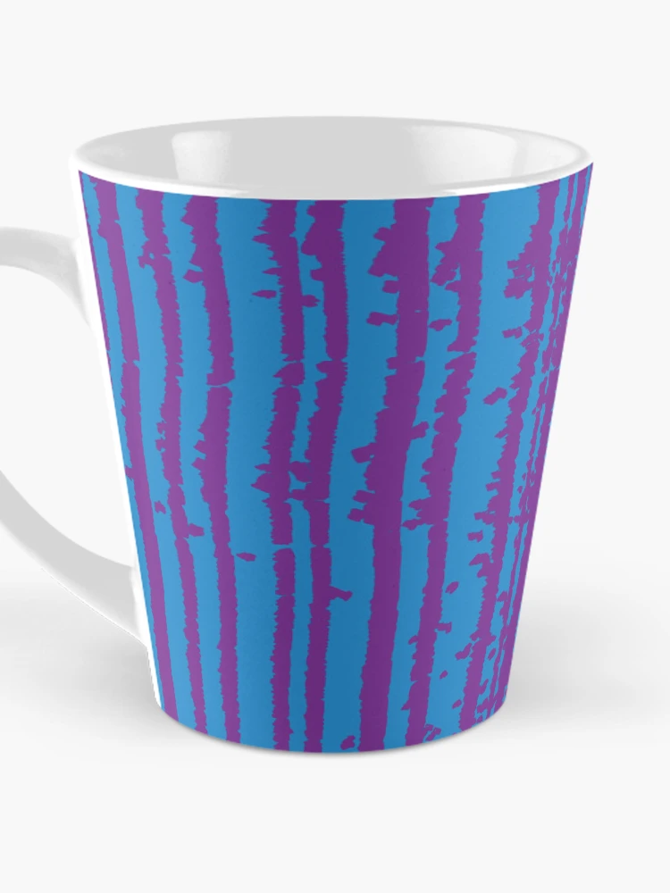 Thumbnail 3 of 4, Coffee Mug, Rake Two Reversed, Abstract Rake Pattern designed and sold by CharlottePlaceArt.