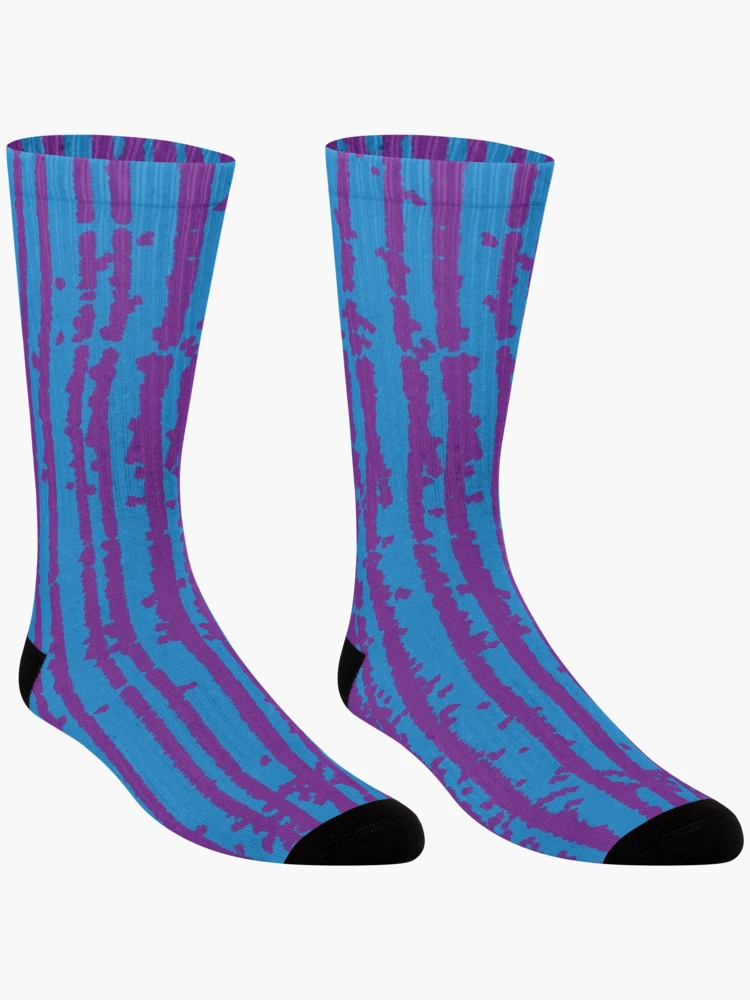 Thumbnail 3 of 5, Socks, Rake Two Reversed, Abstract Rake Pattern designed and sold by CharlottePlaceArt.