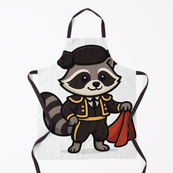 Item preview, Cute Matador Raccoon – Kawaii Bullfighter Cartoon Character designed and sold by GoldenDreamGallery.