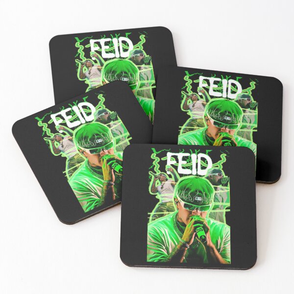 Item preview, Feid Neon Aesthetic Music Art – Vibrant Green Concert Style Design designed and sold by Aliyah Niko.