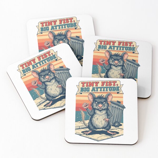 Item preview, Rat Fist, Rat Meme, Fist Fight " TINY FIST, BIG ATTITUDE" designed and sold by sz0g0.