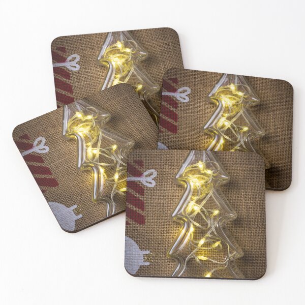 Item preview, Warm Lights in a Christmas Tree Shape Bottle designed and sold by ea-photos.