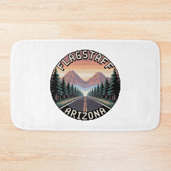 Item preview, Flagstaff Arizona Pixel Art - Retro 8-Bit Mountain Landscape Design designed and sold by CircinusStore.