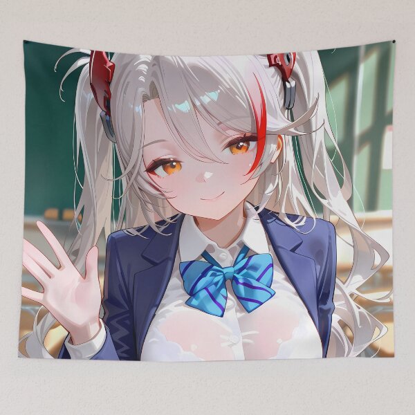 Item preview, Charming School Beauty Prinz Eugen Azur Lane Elegant Blue Uniform designed and sold by HumbertoValveno.