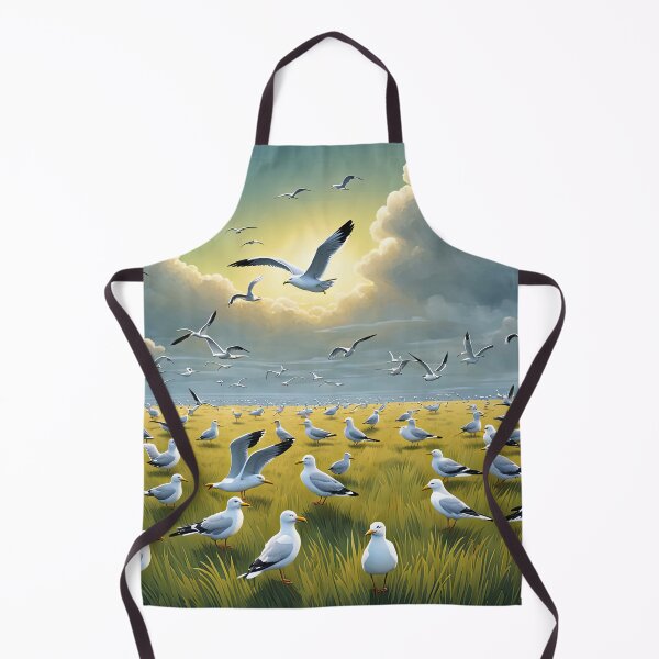 Item preview, Field of seagulls designed and sold by Colin Bentham.