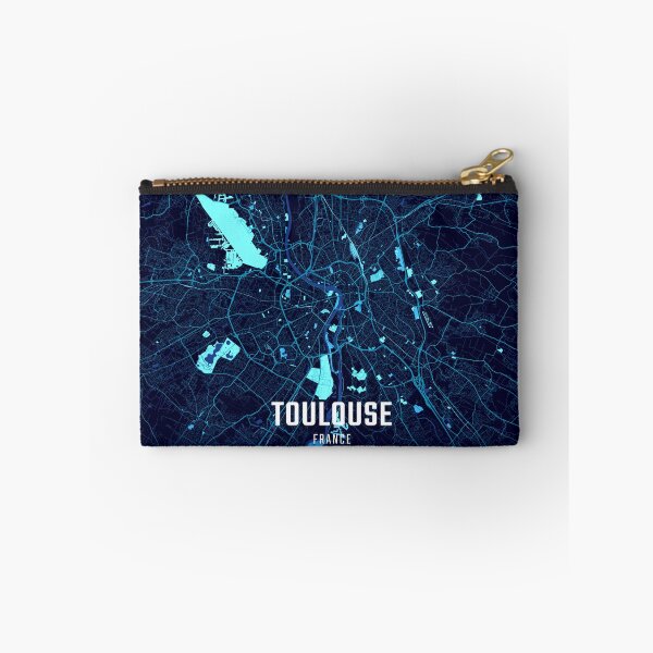 Item preview, Toulouse Midnight City Map designed and sold by HomeLivingCo.