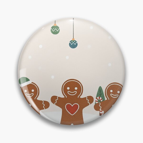 Item preview, Happy Gingerbread Men Trio in Winter Wonderland designed and sold by zzz888.
