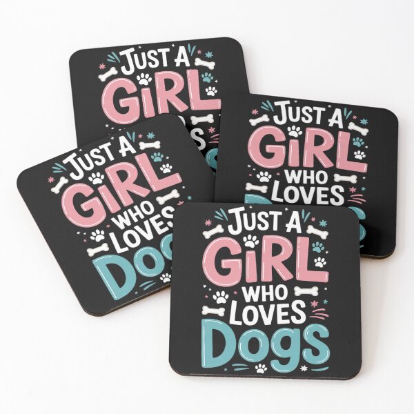 Item preview, Just a Girl Who Loves Dogs Dog School Dog Trainer  designed and sold by RoyTill0Art.