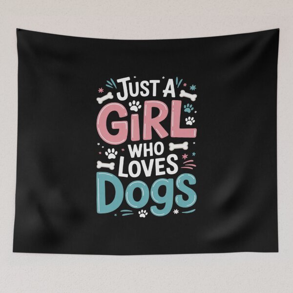 Item preview, Just a Girl Who Loves Dogs Dog School Dog Trainer  designed and sold by RoyTill0Art.