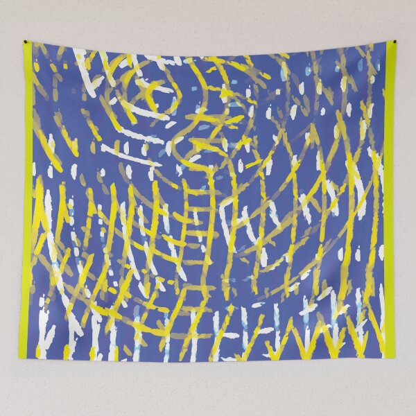 Item preview, Rake Five, Abstract Rake Pattern designed and sold by CharlottePlaceArt.